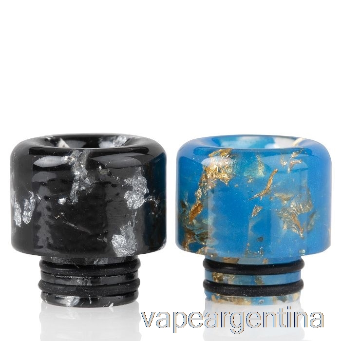 510 Lentejuelas Resina Goteo Punta Oro Negro Vape Argentina